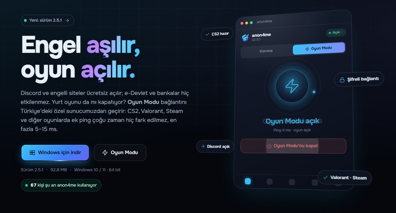 Engel aşılır, oyun açılır.