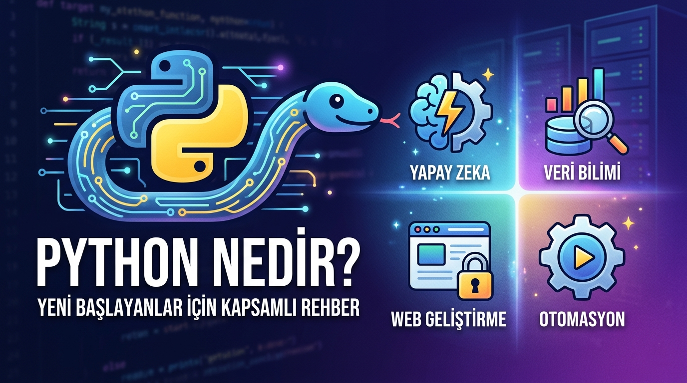 Python Nedir? Yeni Başlayanlar İçin Güçlü ve Çok Yönlü Programlama Dili