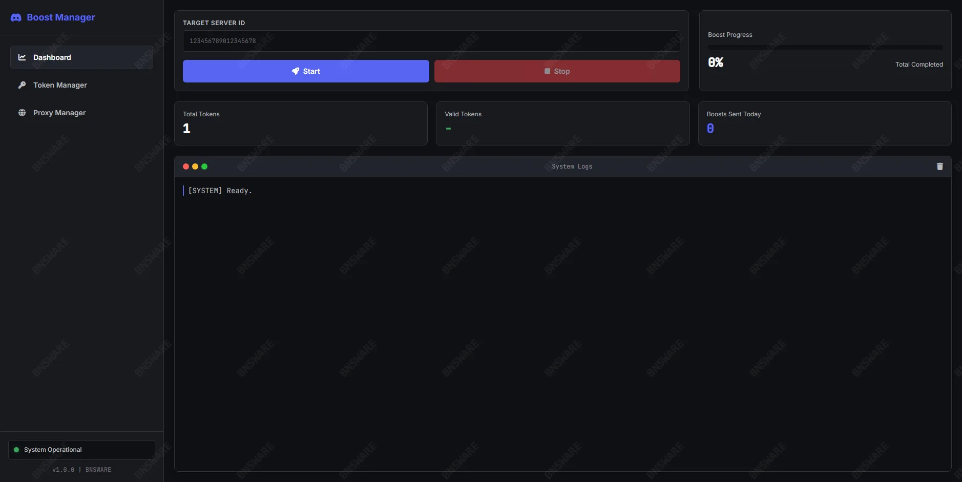 Discord Boost Manager WEB